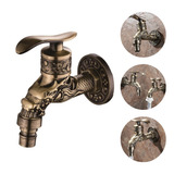 Torneira Jardim Dragão Vintage Lavabo Máquina De Lavar Bica