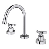 Torneira Misturador Docol Nova Trio 1257706 Bancada Cromada