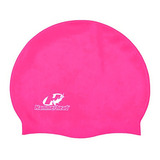 Touca De Natação Colorida Silicone Lisa Hammerhead Cor Pink Desenho Liso Tamanho U