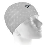 Touca De Natação Hidroginástica Speedo Comfort Cap 3d Cor Prata