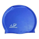 Touca De Natação Silicone Lisa Grande Xl Hammerhead Cor Azul-royal Desenho Liso Tamanho Xl