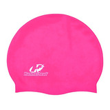 Touca De Natação Silicone Lisa Grande Xl Hammerhead Cor Pink Desenho Liso