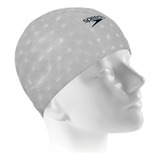 Touca De Natação Speedo Comfort 3d Cap Cinza Prata