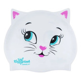 Touca Natação Crianças Diversão Infantil Gatinha Speedo 