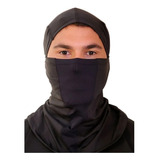 Touca Ninja Mascara Balaclava Camuflada Uv50+ Outdoor Sports Cor Preta