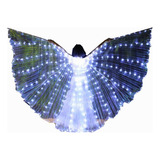 Traje De Dança Glowing Wings Com Led Branco Para Adulto