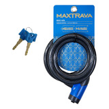 Tranca Cadeado Espiral 12x1850mm Fume Max405 Ref Maxtrava