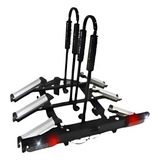 Transbike Plataforma Engate Reboque Reclinavel 3 Bikes Led 