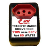 Transformador Conversor Voltagem 110v 220v 60w 110 Para 220