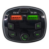 Transmisor Fm Carro Modulador Contestador Llamadas Bluetooth