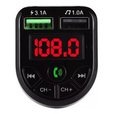 Transmissor Fm Carro Bluetooth 5.0 Veicular Car Mp3 Rádio 