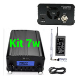 Transmissor Para Rádio Fm 7w Kit Completo