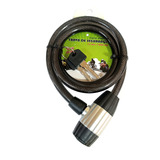 Trava Cabo Aço Cadeado Para Moto Bicicleta Bike 12mmx1000mm