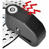 Trava Cadeado De Freio Disco Com Alarme Sonoro Para Moto