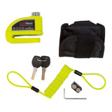 Trava De Disco C/ Alarme Impermeável Pcx 150 Nmax
