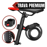 Trava Tranca Cadeado Grosso Bike E Moto Segredo Bicicleta