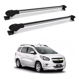 Travessa Rack Bagageiro Teto Gm Spin 2020 2021 Prata 45kg