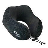 Travesseiro Apoio Encosto De Pescoço Para Viagem Ergonômico Cor Cinza Mesclado