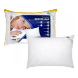Travesseiro Com Plumas Sintéticas - Conforto Total Cor Branco