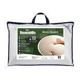 Travesseiro Inteligente Dunlopillo Basic Queen Tradicional 70cm X 50cm X 15cm Cor Branca