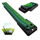 Treino Golfe Em Casa,1 Tapete 2,5m,1putter De Canhoto,3bolas