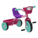 Triciclo Bandy Com Cestinha Rosa Bandeirante