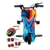Triciclo Drift Elétrico 250w Com Kit Proteção Suporta 120kg