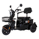 Triciclo Elétrico 650w Multi Sem Carteira Cnh Para 2 Pessoas