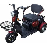 Triciclo Elétrico Duos Zub Cor Bordô 3500w Marcha Farol Alarme