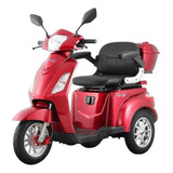 Triciclo Elétrico Eko10 1000w 60v 20ah Vermelho