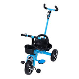 Triciclo Infantil Com Apoiador Azul 7630 - Zippy Toys