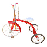 Triciclo Maior Bandeirantes Antigo Brinquedo Metal Ano 50 60
