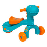Triciclo Passeio Infantil Dinossauro Regulável 3 Rodas Buba