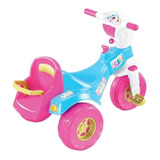 Triciclo Tico-tico Baby Girl Magic Toys - 3503 Cor Azul/branco/rosa