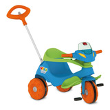 Triciclo Velobaby Passeio E Pedal Azul 356 Brinquedos Bandeirante
