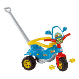 Triciclo Velotrol Infantil Com Som Dinossauro Dino Cor Azul