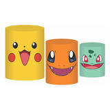 Trio Capas Cilindros Tecido Elástico - Diversos Personagens