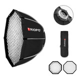 Triopo K2-90cm Softbox Bowens Mount Com Grade De Favo De Mel