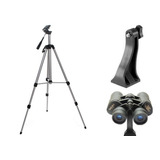 Tripé Binóculo Profissional Sl-2111 Até 1,30 Mts + Adaptador
