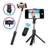Tripé Celular Bastão 360º Pau De Selfie Bluetooth 3 Em 1 Celular