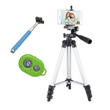 Tripé Celular Profissional Stc-360 Câmera 1,80 + Kit Selfie