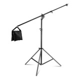Tripé Girafa Profissional Reforçado Para Estúdio Fotográfico