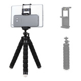 Tripé Mini Suporte Flexível Celular Tablet Universal Port