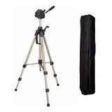 Tripé Para Câmera E Filmadora Wt3750 Até 1.60mt + Bolsa