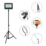 Tripé Para Ring Light Iluminação Led Selfie Até 2,1 Metros