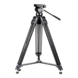 Tripé Profissional Kingjoy Vt-2500 Cabeça Hidráulica Fluida