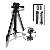 Tripé Profissional Universal 1.8m + Suporte Android E iPhone