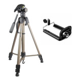 Tripe Weifeng Wt-3730 Completo P/ Dslr Com Adaptador Celular