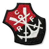 Trj102 Time Futebol Crf Flamengo Patch Bordado Termo Adesivo