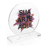 Troféu Em Acrílico Personalizado 15cm - Kit 22 Peças